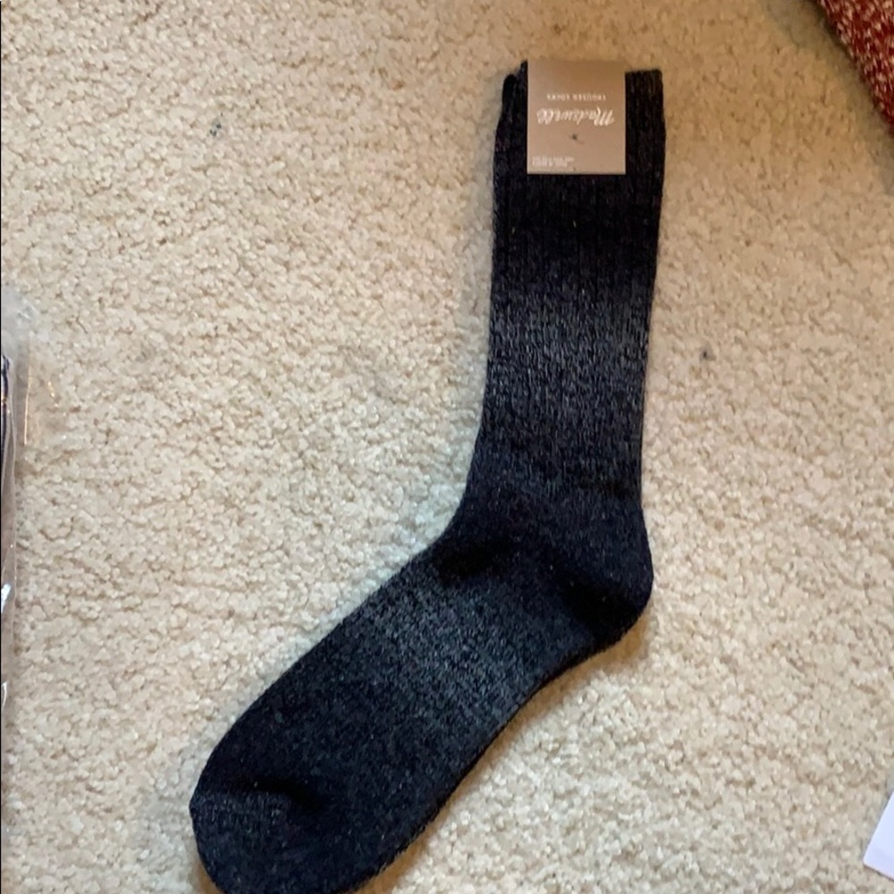 MADEWELL men’s navy trouser socks